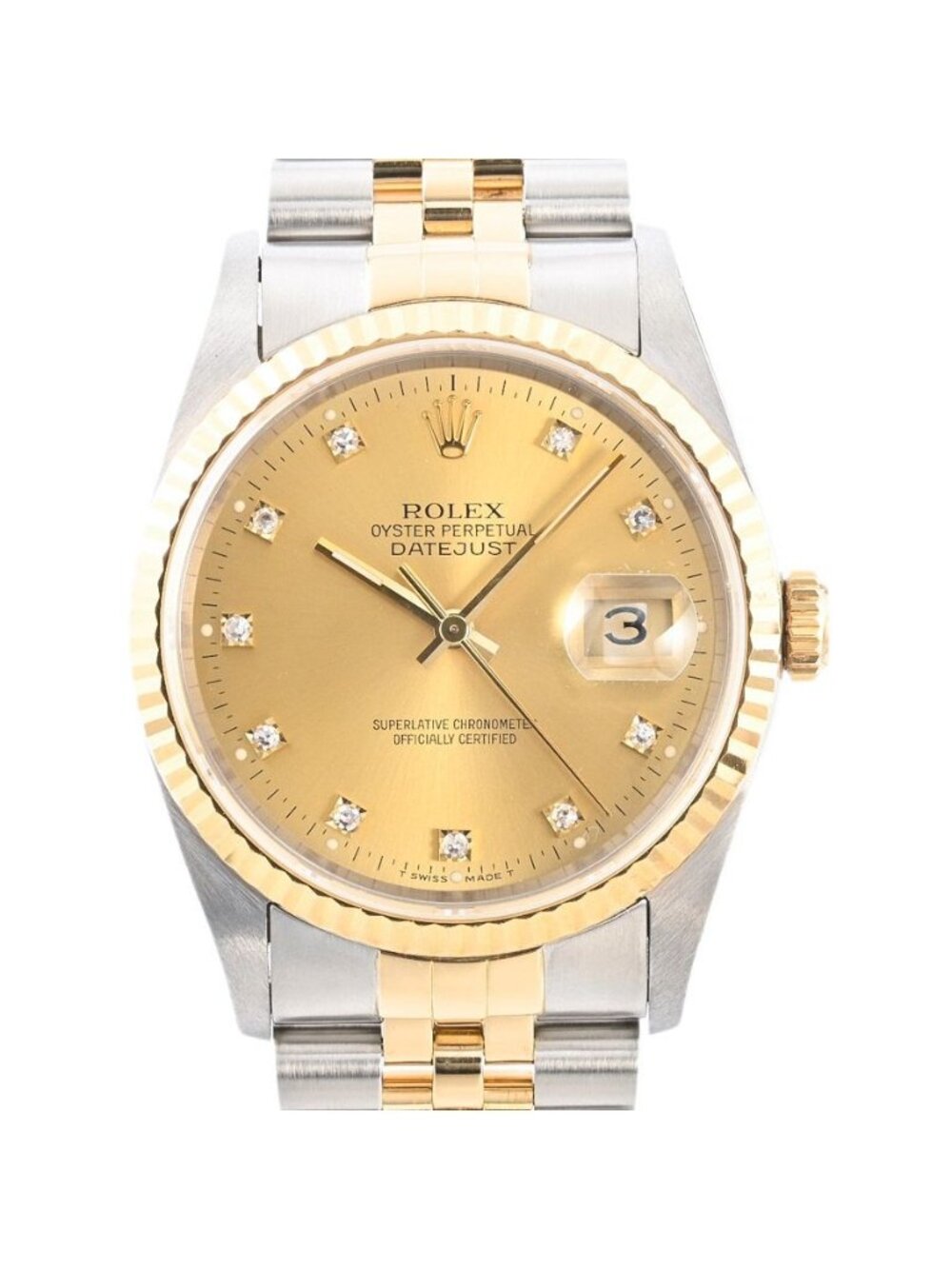 Rolex Watch Datejust Gold